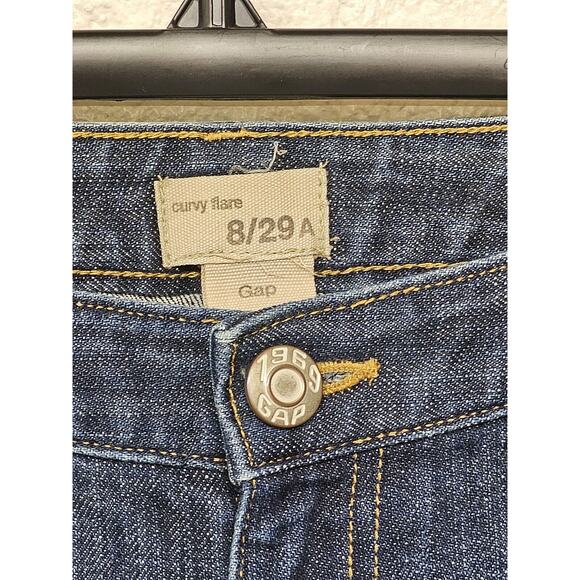 GAP Womens Size 8/29 A Premium Curvy Flare Flap back Pocket Y2K Festival Western - Picture 3 of 9